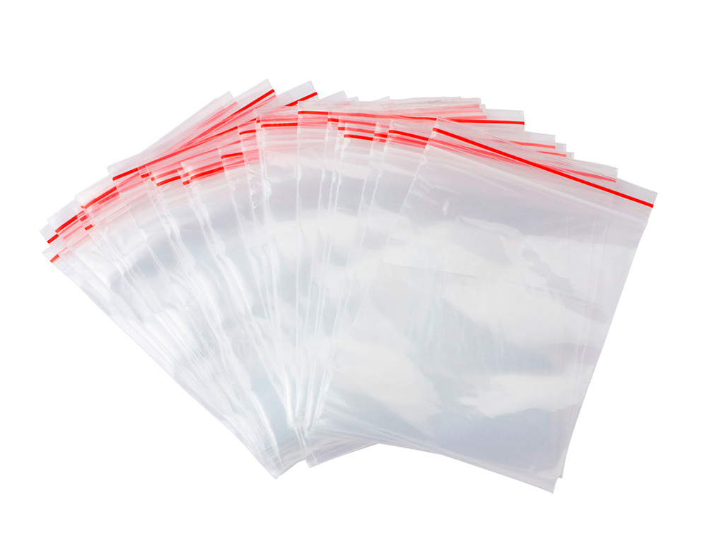 SACHET PLASTIQUE REFERMABLE Q-CONNECT DIM.150X200 MM SACHET DE 100 UNITES