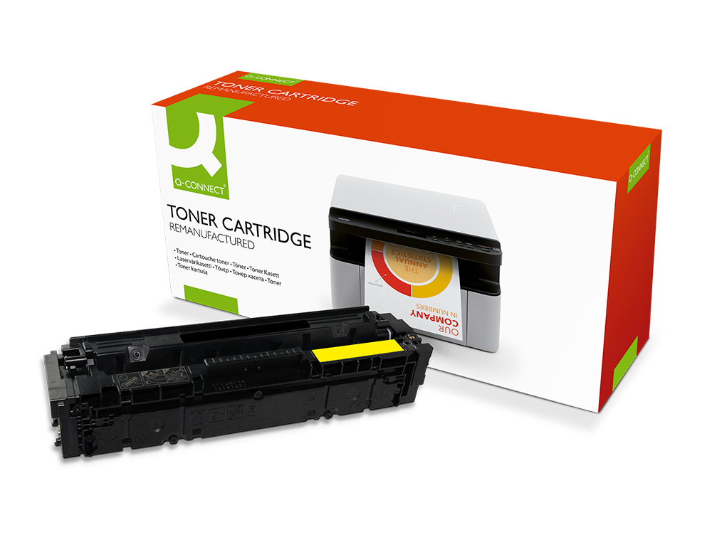 TONER Q-CONNECT COMPATIBLE 54H CANON I-SENSYS LBP621/623 2300P JAUNE