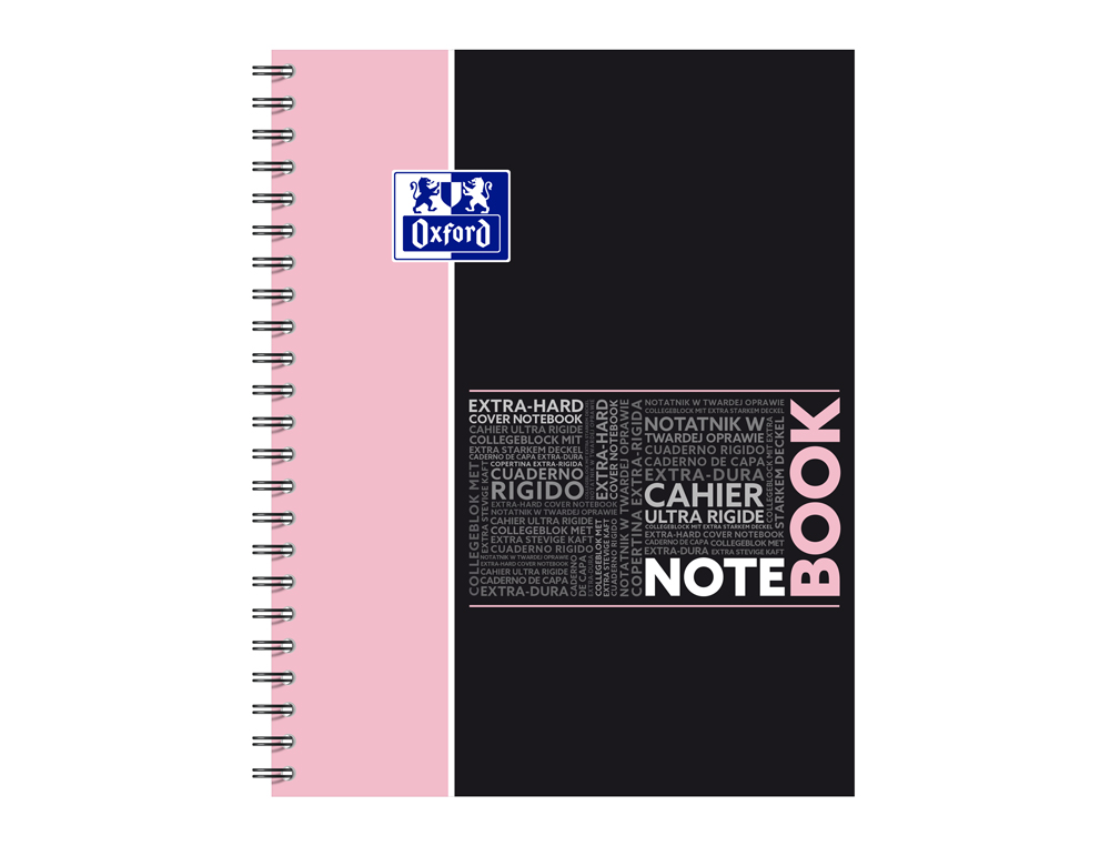 NOTEBOOK OXFORD ETUDIANT INTEGRALE 4 TROUS 230X297MM   160 PAGES OPTIK PAPER 5X5 COL PASTEL ASS LOT DE 20 BLOCS