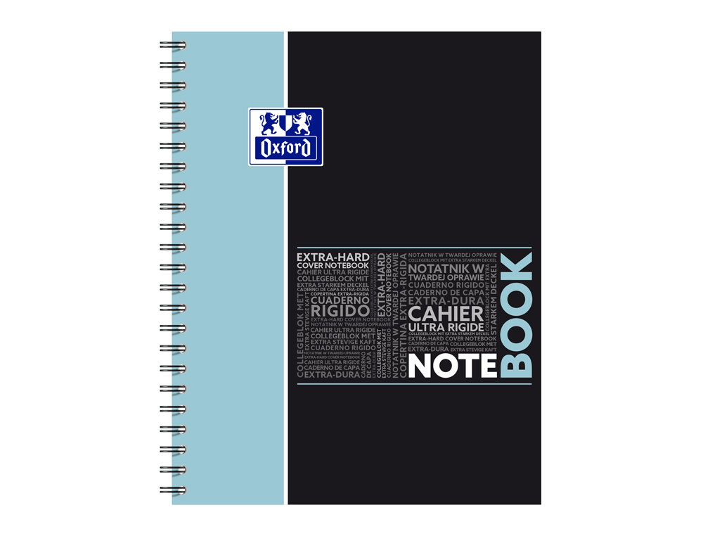 NOTEBOOK OXFORD ETUDIANT INTEGRALE 4 TROUS 230X297MM   160 PAGES OPTIK PAPER 5X5 COL PASTEL ASS LOT DE 20 BLOCS