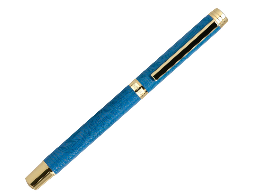 ROLLER BELIUS WILD WEST ALUMINIUM ENCRE NOIRE COLORIS BLEU MARINE DORE BOITE DESIGN
