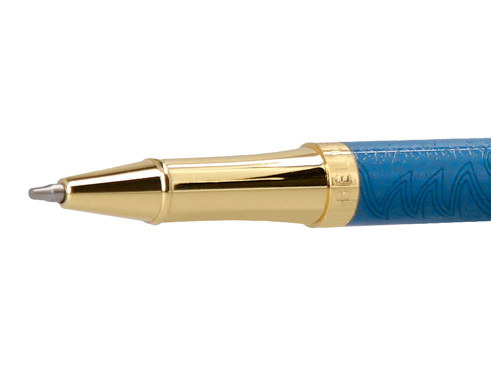 ROLLER BELIUS WILD WEST ALUMINIUM ENCRE NOIRE COLORIS BLEU MARINE DORE BOITE DESIGN