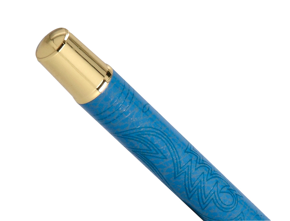 ROLLER BELIUS WILD WEST ALUMINIUM ENCRE NOIRE COLORIS BLEU MARINE DORE BOITE DESIGN