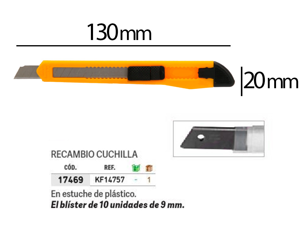 CUTTER Q-CONNECT TH-120 FIN VRAC