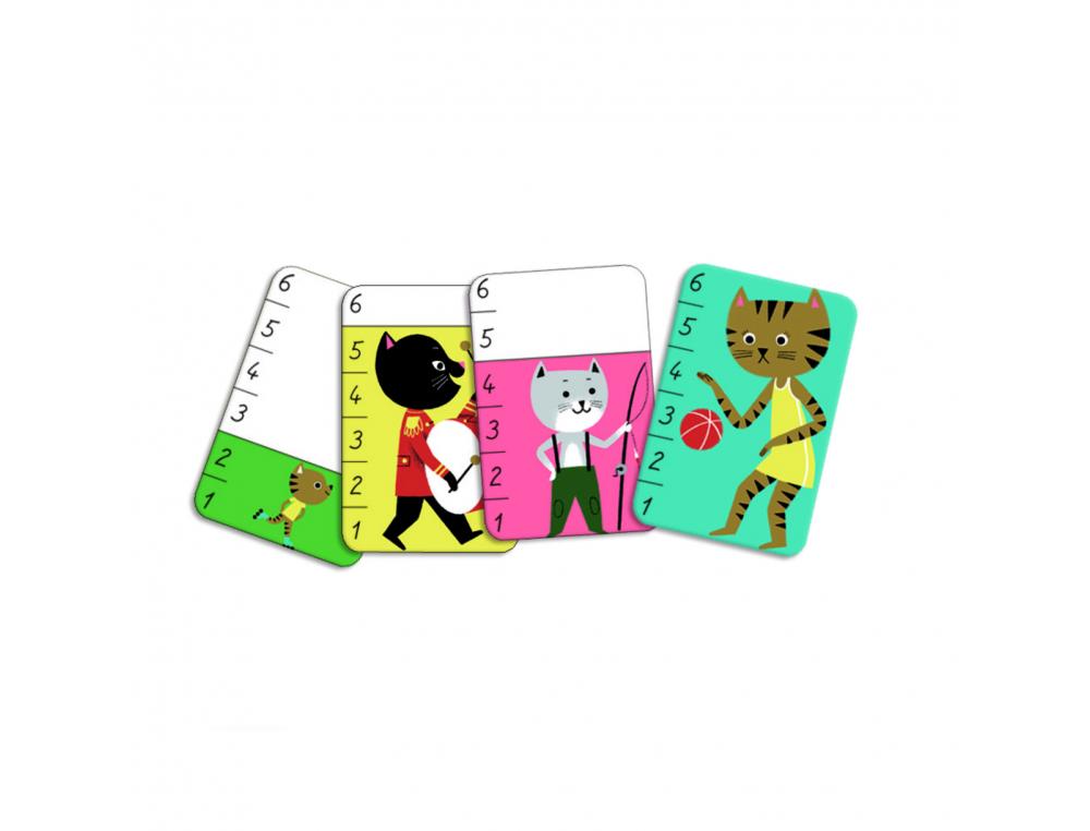 JEU DE BATAILLE BATA MIAOU DJECO 36 CARTES