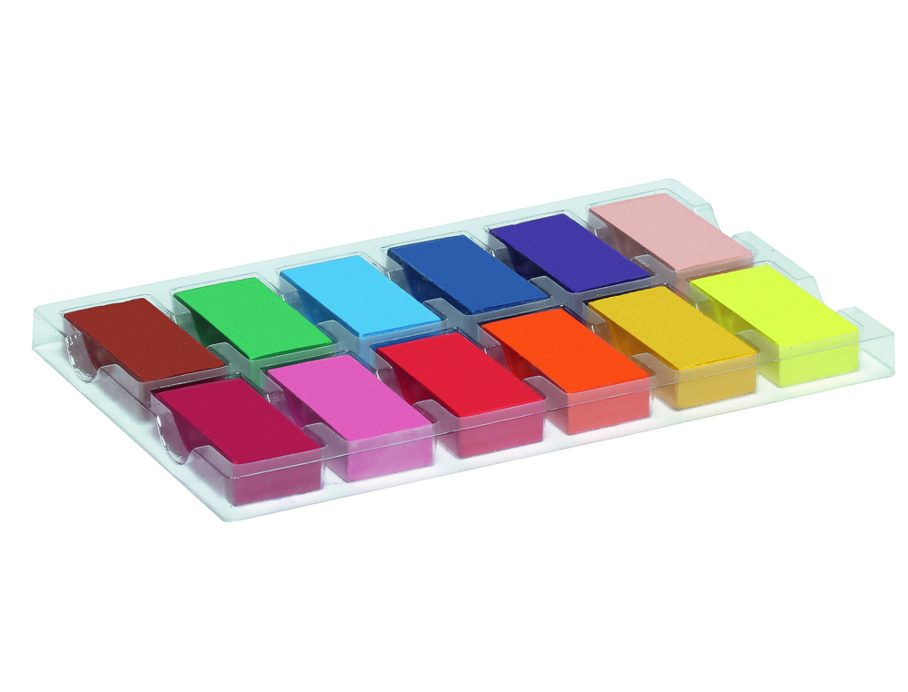 ETUI PASTELS DECOR WAX GIOTTO CARRES MULTISURFACES 12 UNITES COLORIS ASSORTIS