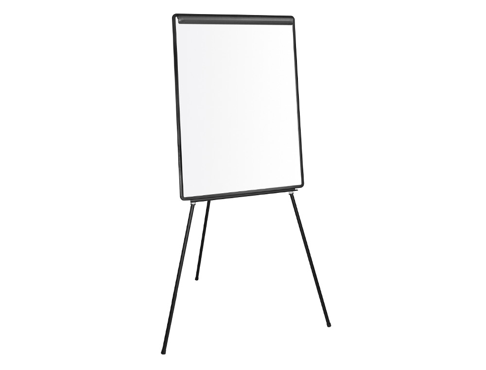 CHEVALET Q-CONNECT ÉCONOMIQUE FOND MÉLAMINÉ TABLEAU EFFAÇABLE SEC 70X100CM AUGET BARETTE PIVOTANTE HAUTEUR MAXIMUM 2M