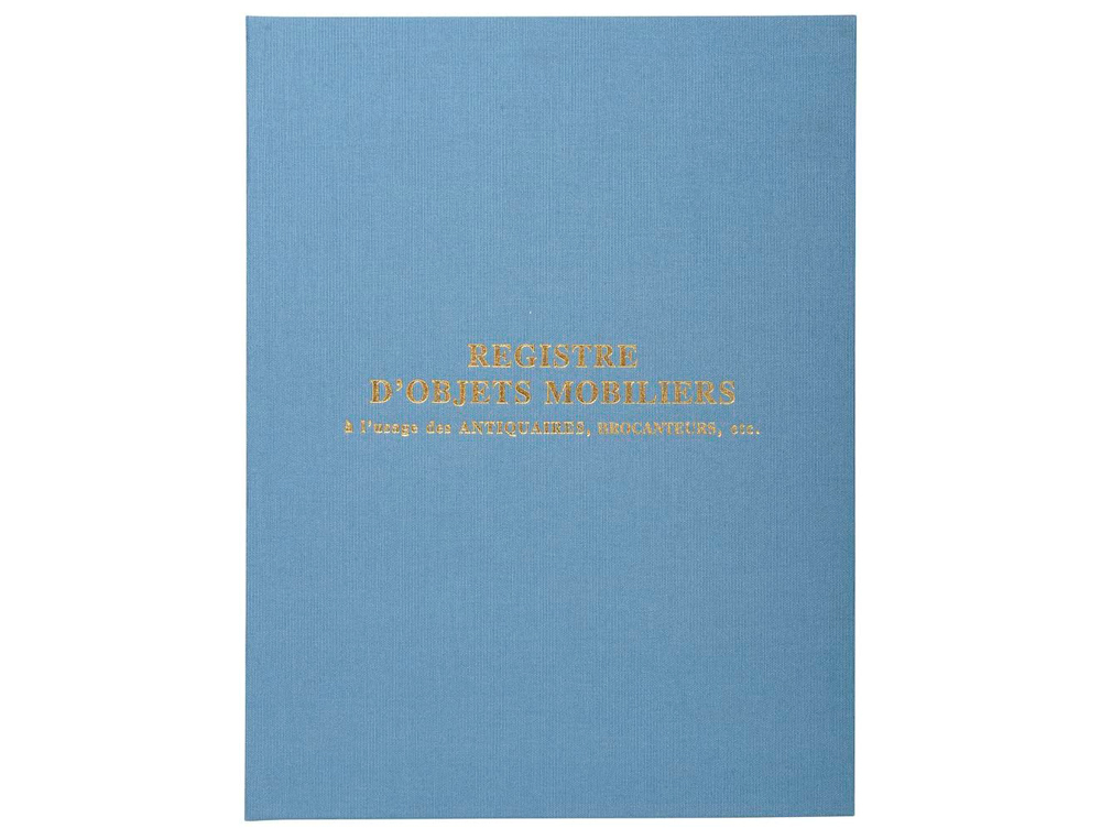REGISTRE EXACOMPTA OBJETS MOBILIERS VENTES MAGASIN 240X320MM 100 PAGES
