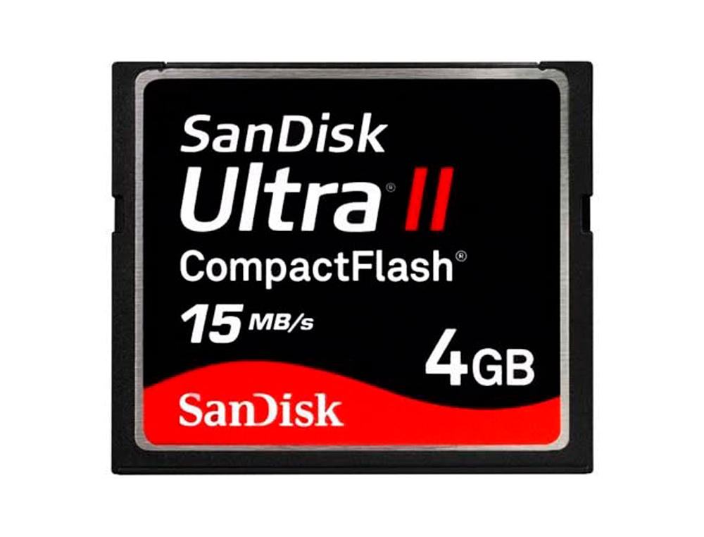 CARTE MÉMOIRE SANDISK CF ULTRA II 4GB COMPACTFLASH