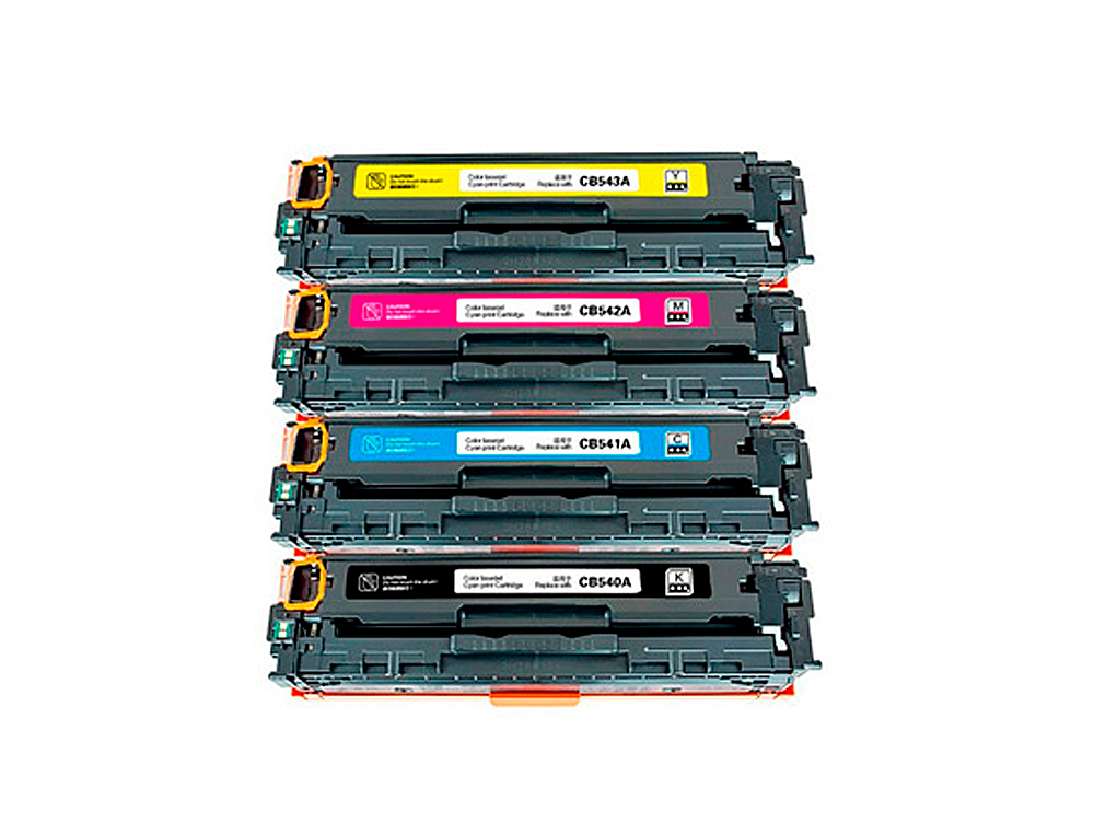 TONER CLOVER COMPATIBLE HP COLOR LASERJET CP1215/CP1515 COULEUR CYAN MAGENTA JAUNE NOIR MULTIPACK 4 UNITÉS