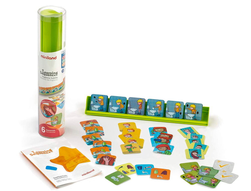 JEU MINILAND LEARNING SEQUENCES HYGIENE HABITS 3/6 ANS