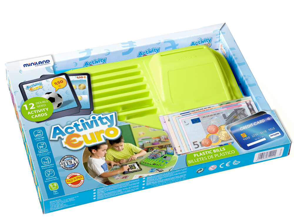 JEU MINILAND ACTIVITY EURO TRAY 77 PICES