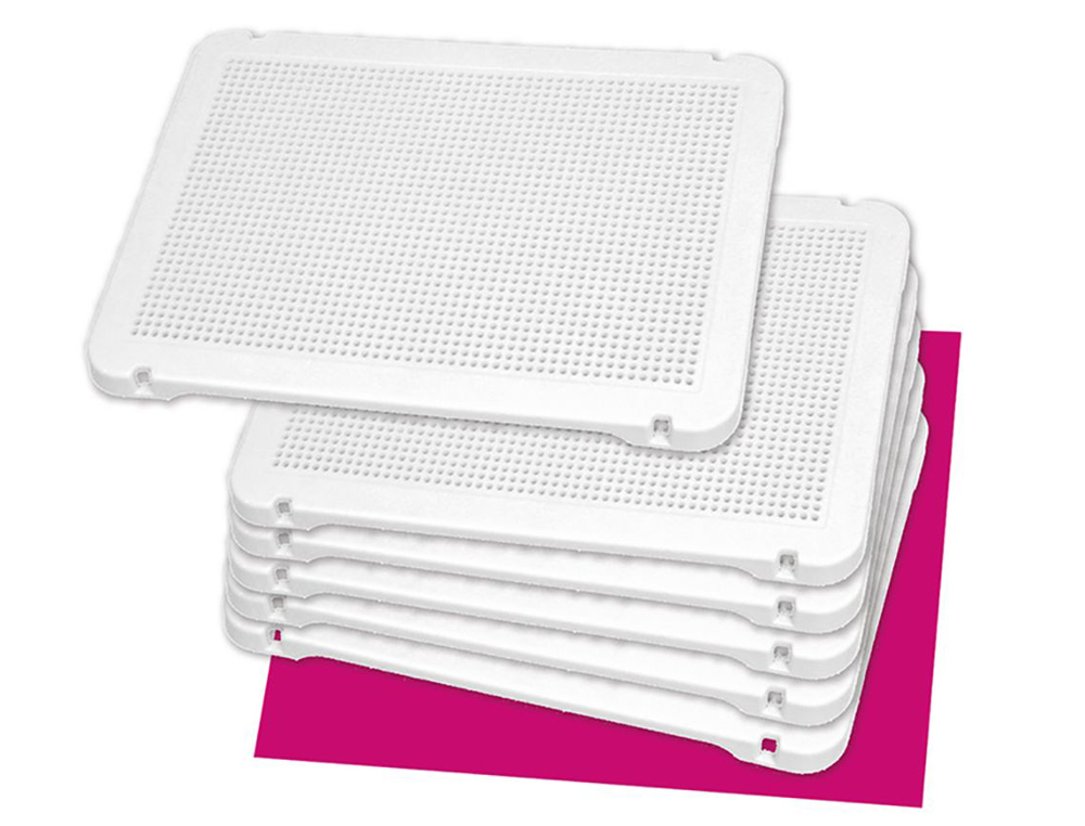 JEU MINILAND PLAQUE BLANCHE POUR POINTES 31X21CM SET DE 6 UNITS