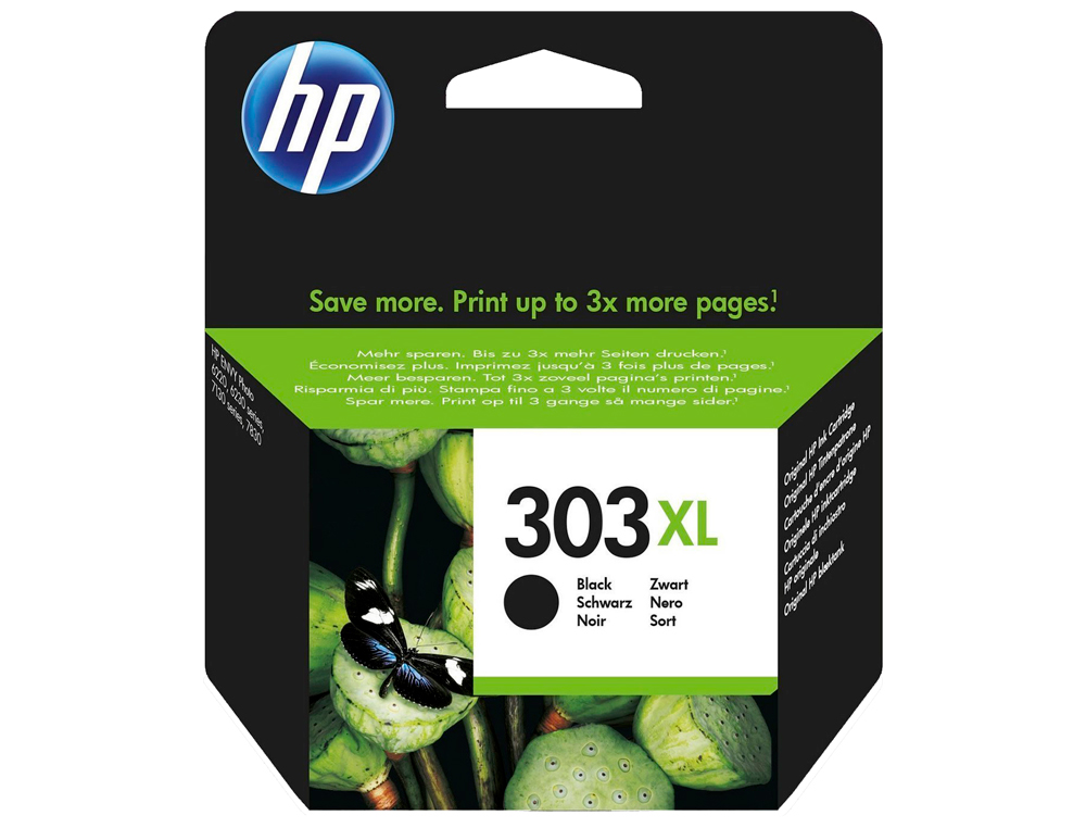 CARTOUCHE HP 303XL JET D'ENCRE ENVY PHOTO 6230/7130/7830 COULEUR NOIR 600P