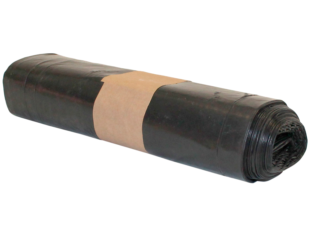 SAC POUBELLE INDUSTRIEL 85X105CM CALIBRE 120 CAPACITÉ 100L COLORIS NOIR ROULEAU 10 UNITÉS