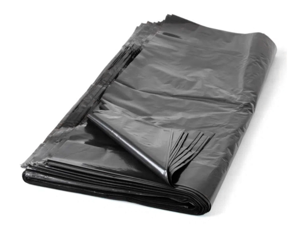 SAC POUBELLE INDUSTRIEL 85X105CM CALIBRE 120 CAPACITÉ 100L COLORIS NOIR ROULEAU 10 UNITÉS