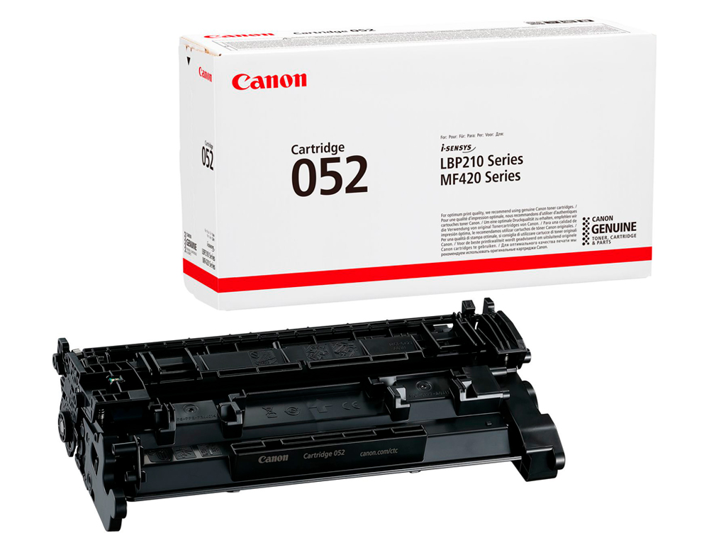 TONER CANON 052 I-SENSYS LBP2 12/LBP214/LBP215/MF421/MF426/MF429 NOIR 3100 PAG